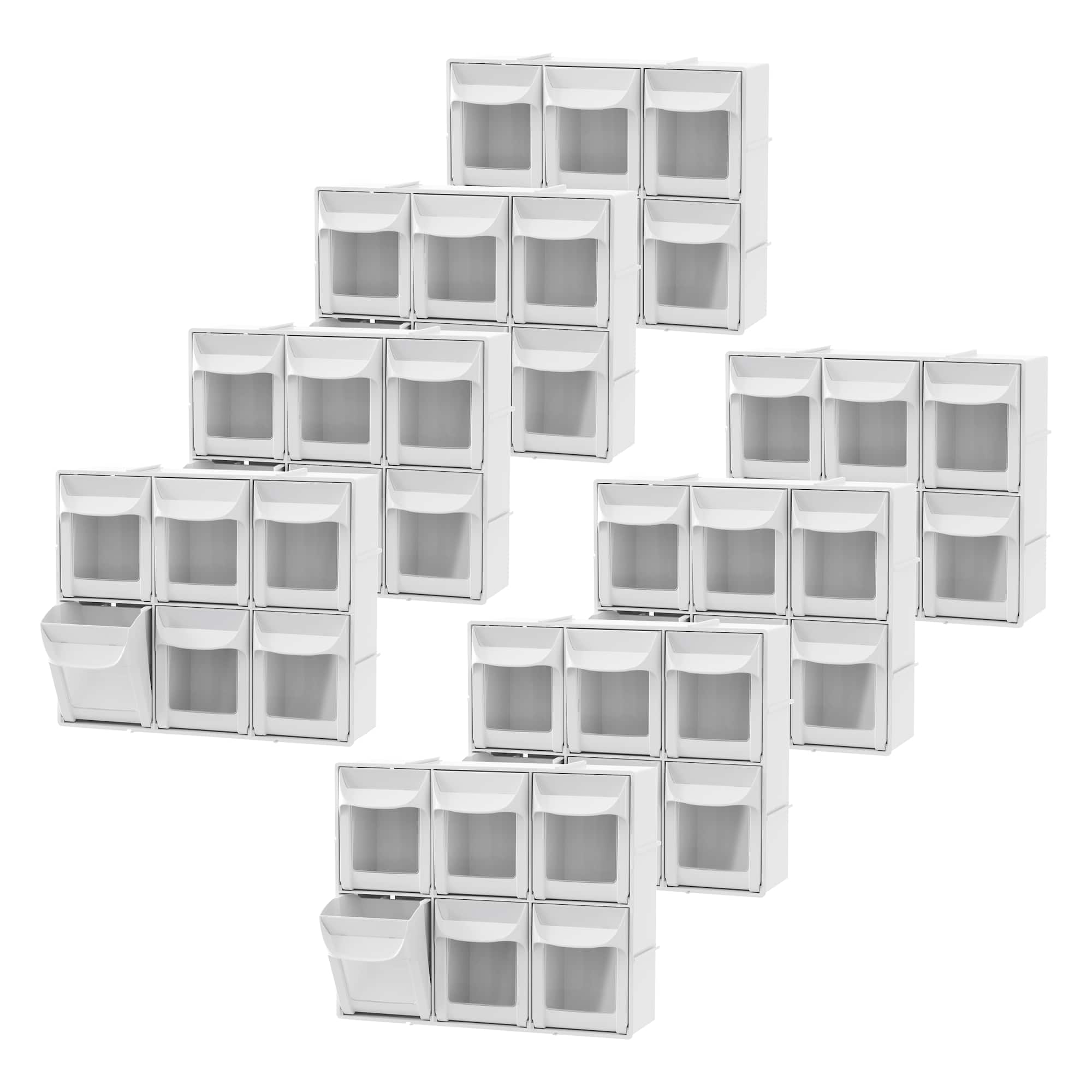 8 Pack: 6-Drawer Tip-Out Storage Bin by Simply Tidy®